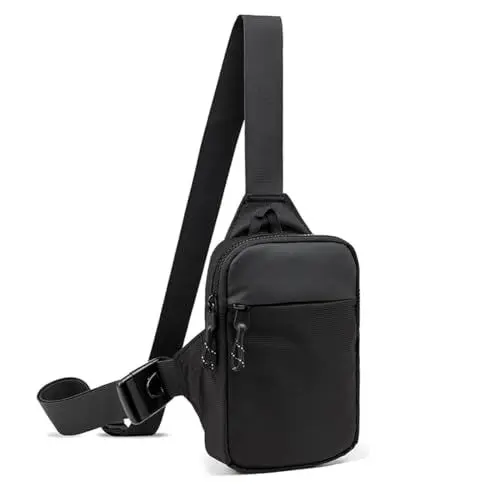 Produktbild: Vohoney Schultertasche Brusttasche Herrentaschen Chest Bag Schultertasche Outdoor Sling Crossbody Bag Schulter Rucksack Wasserresistent Tragetasche Umhängetasche Messengertasche