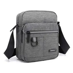Produktbild: Vohoney Umhängetasche Brusttasche Herren Crossbody Schultertasche Handytasche Messenger Bag Herrentasche Shulder Bag (Grau Umhängetasche)