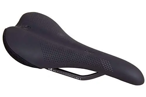 Produktbild: WTB Volt Fahrradsattel – Bequeme, mitteldicke Polsterung, konturierte Form mit Einer Flex-Tuned-Schale – Leichter MTB-Sattel für optimale Unterstützung & Leistung (schmale Breite und Carbon-Schienen)