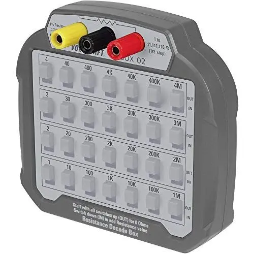 Produktbild: VOLTCRAFT R-BOX 02 Mess-Dekade Widerstand 1%