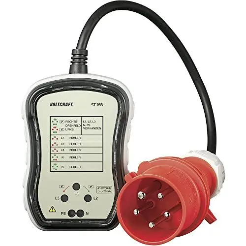 Produktbild: VOLTCRAFT ST-16B Steckdosentester Optisch