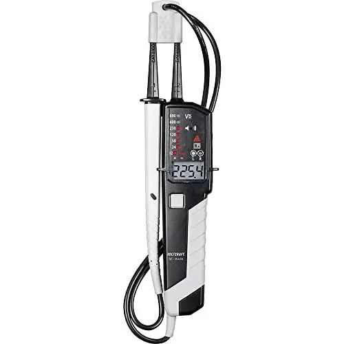 Produktbild: VOLTCRAFT VC-55 LCD Zweipoliger Spannungsprüfer CAT III 1000 V, CAT IV 600 V Akustik, LCD, LED