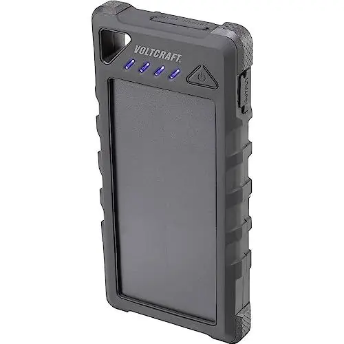 Produktbild: VOLTCRAFT VC-SL16000 VC-11946675 Solar-Powerbank Ladestrom Solarzelle 280 mA 16000 mAh
