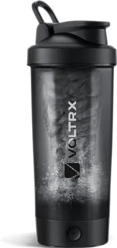 Produktbild: VOLTRX Protein Shaker Flasche, Titanus USB C Wiederaufladbare Elektrische Protein Shake Mixer, Shaker Cups für Proteinshakes und Mahlzeitenersatz Shakes, BPA Frei, 24oz