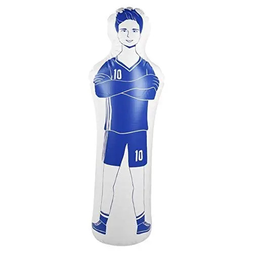 Produktbild: Voluxe Fußball Dummy, 40x160cm 0,35 m Aufblasbarer PVC Boxing Training Dummy, für Frauen Männer(Blue)