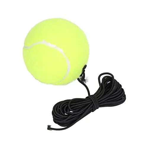 Produktbild: Tennisball-Trainingsgerät, Verbesserung der sportlichen Fähigkeiten Sichere, langlebige Tennis-Trainingsbälle mit Schnur für Familienmitglieder für die tägliche Übung als Geschenk