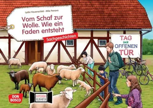 Produktbild: Vom Schaf zur Wolle. Wie ein Faden entsteht. Kamishibai Bildkartenset.: Für Kita-Projekte & den Sachunterricht in derGrundschule. (Sachgeschichten für unser Erzähltheater)