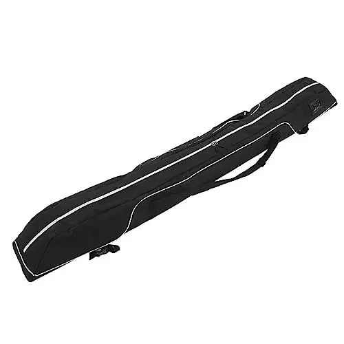 Produktbild: Vomeko Skitasche mit Reißverschlusstaschen, Snowboardtasche für EIN Brett oder EIN Paar Ski, Snowboardtasche für Flugreisen für Schneeausrüstung, Stöcke und Zubehör