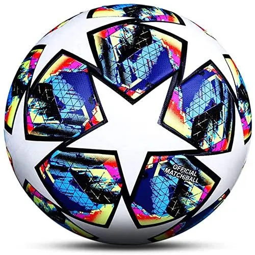 Produktbild: VOMI Fußball Ball Offizielle Größe 5, Verwendet von Profi-Vereine Sport Training League Fußball, Erwachsene Kinder Sport Trainingsball Spielball, Blue