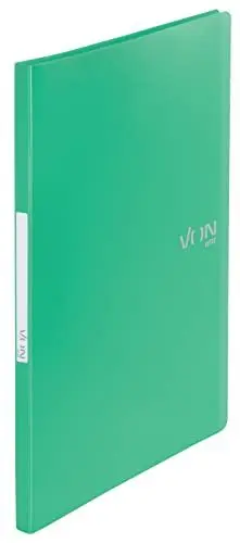 Produktbild: VON Leitz Sichtbuch A4, Mit 30 Fächern, PP-Ordner, Präsentationsmappe, Für 60 Blatt, Flexible Dokumentenablage für Schule, Studium & Haushalt, 5 Stück, Grün, 46690055