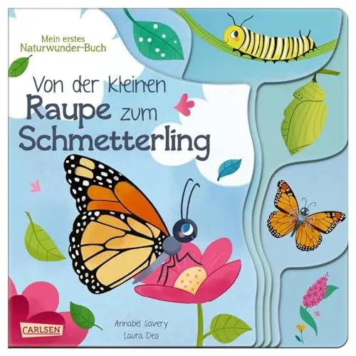 Produktbild: Von der kleinen Raupe zum Schmetterling: Mein erstes Naturwunder-Buch