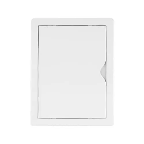 Produktbild: VONLIS Revisionsklappe 150 x 200 mm Revisionstür 15 x 20 cm Kunststoff Trockenbau Gipskarton Wartungklappe Weiß Feuchtraumgeeignet Unterputzklappe