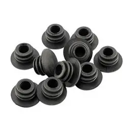 Produktbild: VORCOOL 10 stücke 22mm Fahrrad Lenker Endstopfen Endkappen Für Rennrad Grip Berg BMX Fahrrad(Schwarz)
