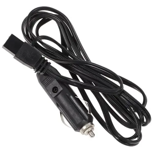 Produktbild: 12V 2m Verlängerungskabel für Auto-Kühlschrank – Kompatibel mit Mini-Kühlbox & Elektrogeräten (Schwarz)