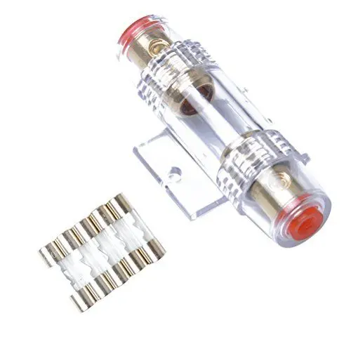 Produktbild: VORCOOL 4/8 Gauge AWG In-Line AGU Sicherungshalter mit 5 Stücke 60 Ampere Sicherungen