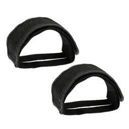 Produktbild: VORCOOL Anti-Slip Fahrrad Pedale Gürtel Fahrrad Fixed Gear Radfahren Pedal Bands Füße Set Mit Trägern Trägerklebe Pedal Toe Clip Strap Gürtel (Schwarz)