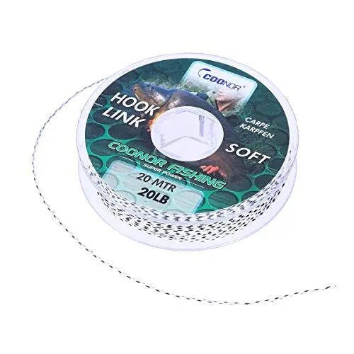 Produktbild: VORCOOL Hookline Angelschnur Geflochtene Tarnung Karpfen Haar Rigs Angeln Tack 20m (20 Pfund)