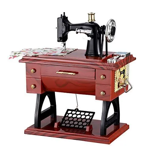 Produktbild: VORCOOL Nähmaschine Spieluhr Spieldose Musikspieldose Geschenk für Kinder Erwachsene