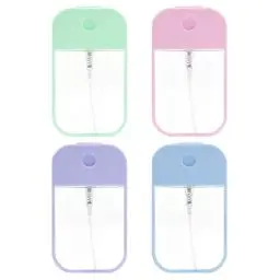 Produktbild: Vordpe 4 Stück Mini Sprühflasche 45ml, Sprühflasche Klein, Wiederverwendbar Für Hand Sanitizer Spray, Hand Sanitizer Travel, Kosmetik, Körperpflege Flüssigkeit, Parfüm
