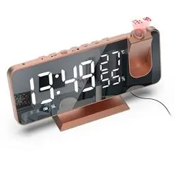 Produktbild: VORRINC Projektionswecker, Radiowecker Digitaler Wecker mit FM-Radio, 7