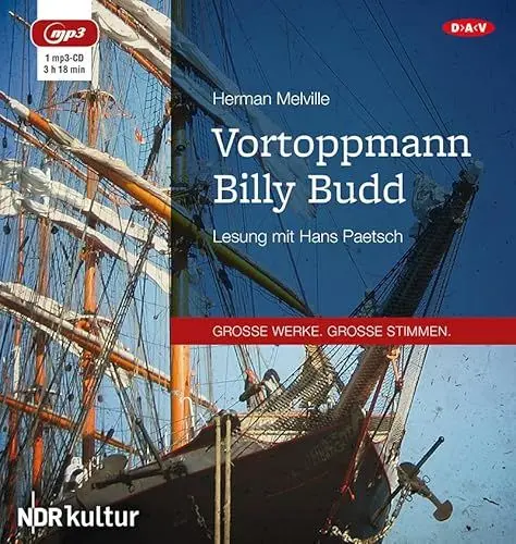 Produktbild: Vortoppmann Billy Budd: Lesung mit Hans Paetsch (1 mp3-CD)