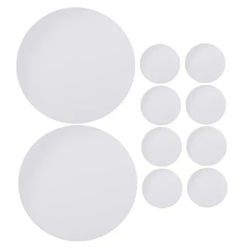 Produktbild: VOSAREA Downlight-lampenschirme Spotlight-lampenschirm-set 10-teiliger Kunststoff-diffusor Ersatz-deckenleuchtenschirme Einfaches Lampenschirm-kit