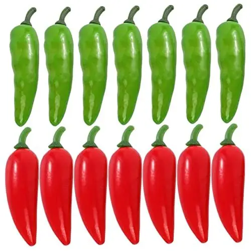 Produktbild: VOSAREA Polyfoam-Pfeffer-Modell-Set 40-teilig Künstliche Paprika-Dekorationen Für Schaufenster-kunstaktivitäten
