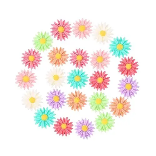 Produktbild: VOSAREA Kühlschrankmagnete Mit Blumenmotiv Gänseblümchenmotiv 24 Stück Aufkleber Einzigartige Heimdekoration Für Den Kühlschrank Zufällige Farbe