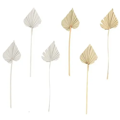 Produktbild: VOSAREA 2 Sätze Getrocknete Palmen Blumen Wohnungseinrichtung Home Decoration Natürliches Getrocknetes Palmblatt Tropische Palmenblätter Getrocknete Palmblätter Wanddekoration 6 Stück * 2