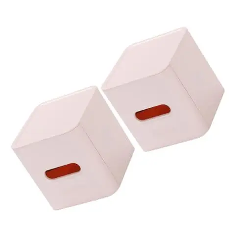 Produktbild: VOSAREA 2 Stücke Platz Tissue Box Kunststoff Rolle Papier Box Abdeckung Bad Tissue Box
