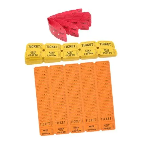 Produktbild: VOSAREA Veranstaltungstickets – 300 Tombola-lose Aus Papier Für Klassenzimmer Konzerte Und Partys