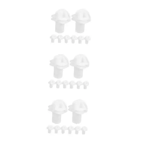 Produktbild: VOSAREA 3 Sätze Schranktür Zaun Schnalle Modulares Drahtwürfel Regalverbinder Aufbewahrungswürfel DIY Verbindungswerkzeug Drahtregal Würfelregal Drahtregal 4 8 Stück * 3