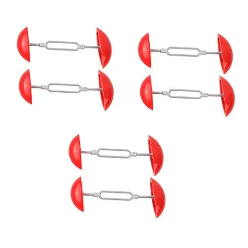 Produktbild: VOSAREA 3 Stück Mini Schuhspanner Kunststoff Verstellbare Schuhbahre High Heels Zehenschutzkappen Schuhbaum Stiefelspanner für Frauen Damen (Rot)
