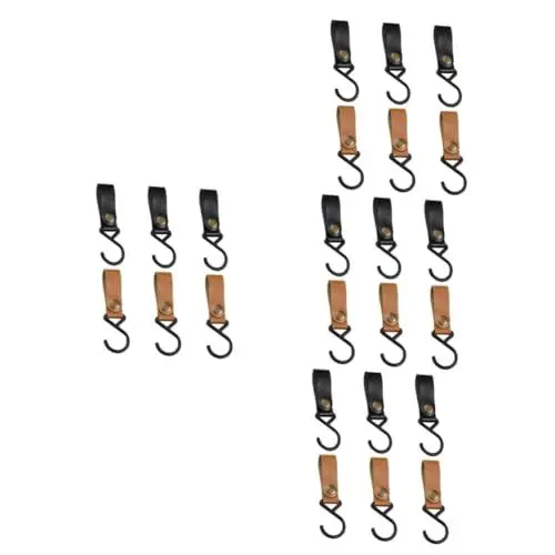 Produktbild: VOSAREA 4 Sätze Campinghaken Camping-aufbewahrungshaken Outdoor-zubehör Campingkleidung Campingzubehör Wäscheleinenhaken Zelthaken Outdoor-kochgeschirr Lanyard-zubehör Abs 6 Stück * 4