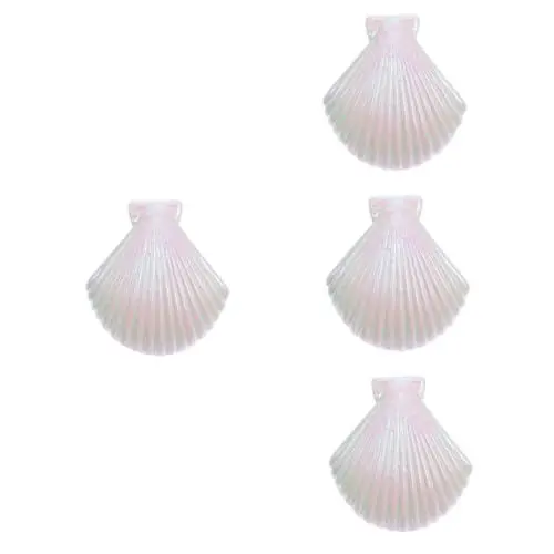 Produktbild: VOSAREA 4 Stück Strandclip Strandtuch-Clip Handtuchclips Für Loungesessel Badetuchklammern Für Stühle Riesige Wäscheklammern Wäscheklammer-Clip Jumbo-handtuchhalter Kleidung Abs Weiß