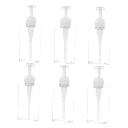 Produktbild: VOSAREA 6St Lotionsflasche Pumpspender plastikflasche haushaltsartikel Mini-Sprühflasche Gel Pumpe flüssig nachfüllbarer Seifenspender Wiederverwendbare Shampooflasche Haustier Transparent