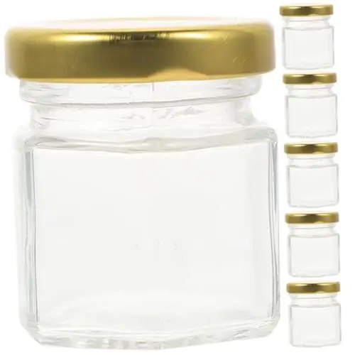 Produktbild: VOSAREA 6stücke Transparente -marmeladengläser Mit Deckel Honig Und Fruchtkonservengläser Für Gastgeschenke Und Hochzeiten