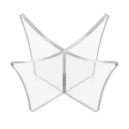 Produktbild: VOSAREA Ball Ständer, Acryl Ballhalter, Basketball Ball Ständer Ballhalterung Transparent Display Halter Ballständer für Basketball Fußball Volleyball Rugby Ball