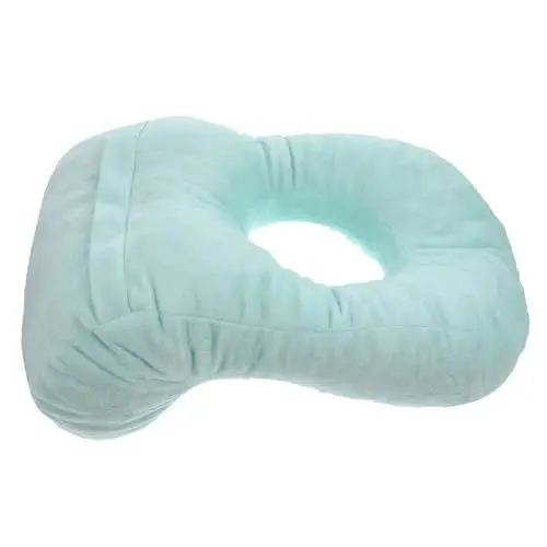 Produktbild: VOSAREA Ergonomisches Strukturkissen mit Gesichtskissen und Memory Foam für Das Nickerchen