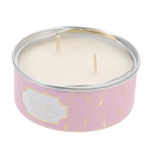 Produktbild: VOSAREA Duftkerzen Praktische Kerzen Handgemachte Aromatherapie-kerze Kreative Wachskerze Kerze Aus Sandelholz Aromakerze Duftkerze Geschenkt Festival-duftkerze Aluminium Rosa