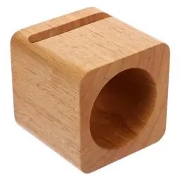 Produktbild: VOSAREA Handy Verstärker Holz-Handy-Ständer mit Sound-Verstärker - Bambus Handyhalterung Schreibtisch Handyständer für das Home Bürotisch