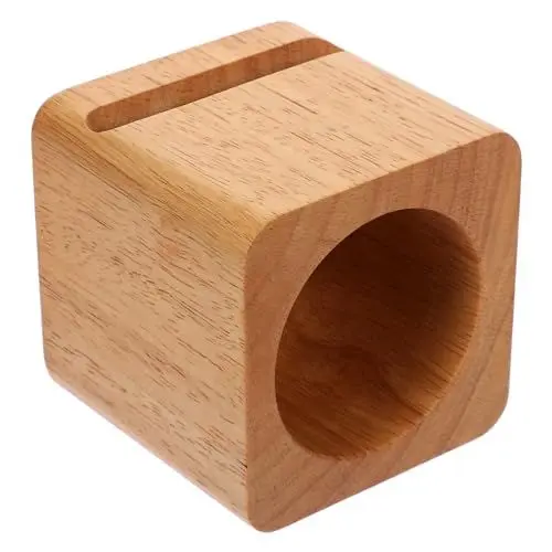 Produktbild: VOSAREA Handy Verstärker Holz-Handy-Ständer mit Sound-Verstärker - Bambus Handyhalterung Schreibtisch Handyständer für das Home Bürotisch