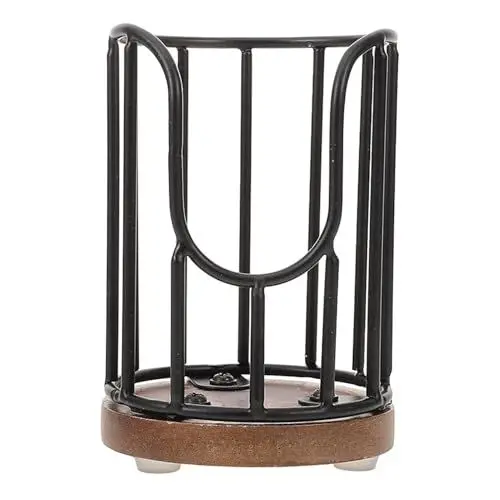 Produktbild: VOSAREA Kaffeetassenhalter Für Die Arbeitsplatte Aufbewahrung Von Kaffeetassen Pappbecher-Organizer Aufbewahrungsbehälter Für Pappbecher Café-Accessoire Pappbecherhalter Black Eisen