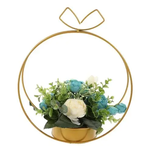 Produktbild: VOSAREA Elegante Gefälschte Topfpflanze Dekorative Künstliche Rose Für Wohnzimmer Keine Wartung
