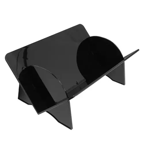 Produktbild: VOSAREA Schallplatte Plattenregal Aufbewahrung Von Schallplatten Desktop-cd-rack Prospektständer Vinylplatten Aufbewahrung Vinyl-schallplatten-display Vinyl-schallplattendisplay Vinyl-rack Pp Black