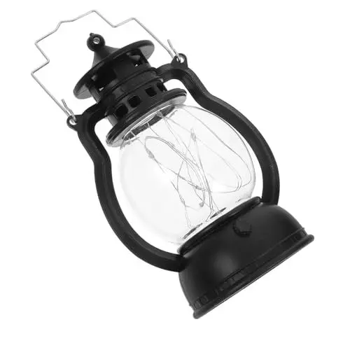 Produktbild: VOSAREA Retro Öllampe Öllaterne Outdoor Campingleuchte Griff Campinglampe Campingbedarf Zeltlampe Tragbare Campinglampe Campinglaterne Praktische Campingleuchte Zeltzubehör