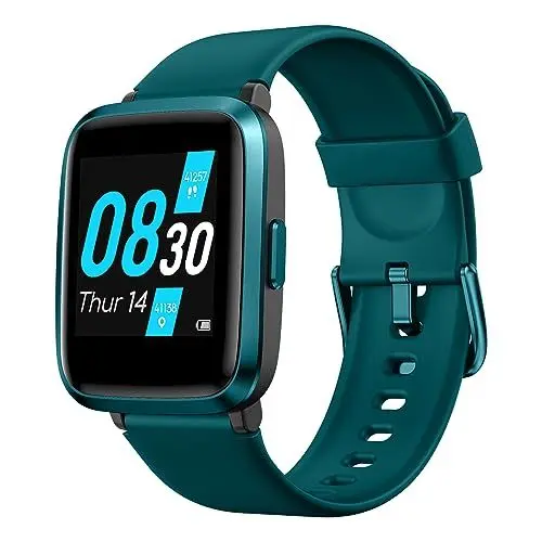 Produktbild: Vowtop Aktivitätstracker für Männer und Frauen, kompatibel mit iOS und Android, wasserdichte Fitness-Tracker-Uhr (5ATM) mit Herzfrequenz- und Schlafüberwachung, Grün