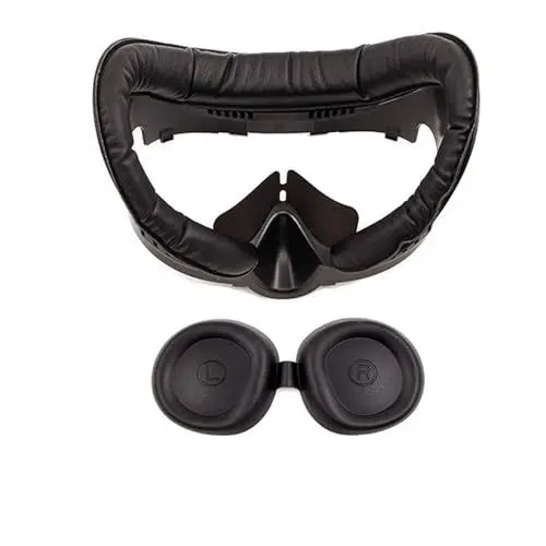 Produktbild: VR Gesichtsschnittstellenhalterung, Gesichtsabdeckung für Meta Quest 3, Ersatzhalterung, Leder, breite Maske mit Objektivdeckel für Oculus Meta Quest 3 Zubehör, schweißfest, bequem, weich