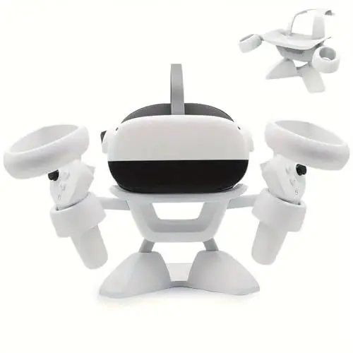 Produktbild: VR SHINECON Headset-Ständer, Display-Halter, Aufbewahrung für Virtual-Reality-Headset, Desktop-Ständer für Oculus Quest 2