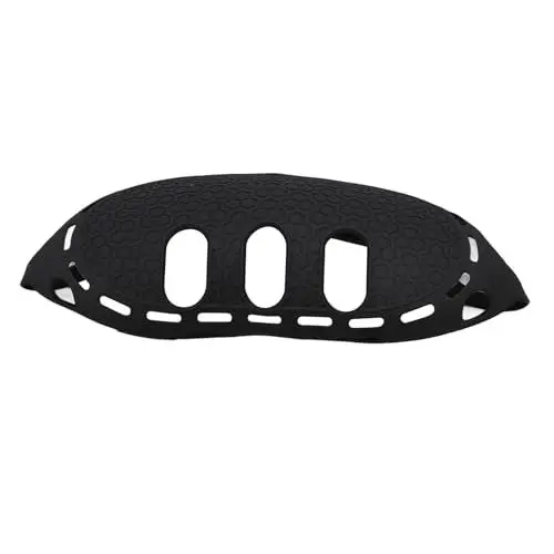 Produktbild: VR-Brillen-Silikon-Schutzhülle, VR-Headset-Schutzhülle, Wärmeableitung, Weich, Professionell, Perfekte Passform für VR-Headset-Zubehör (Black)